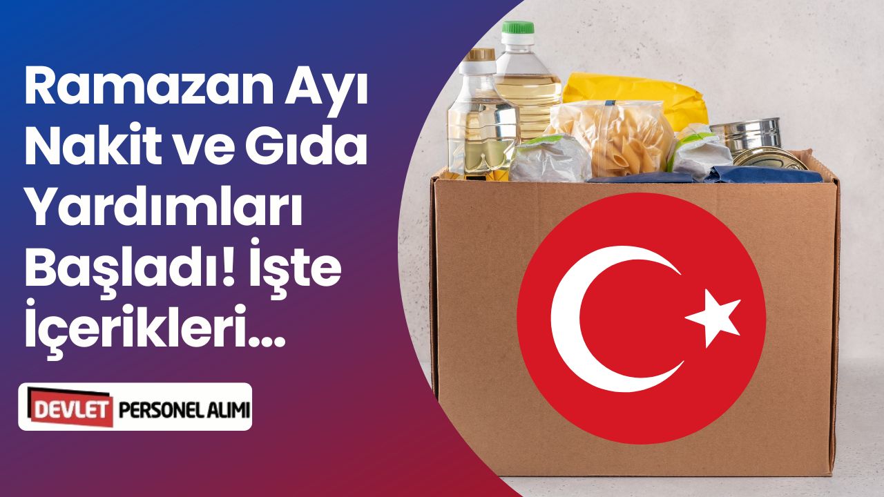 Ramazan Ayı Nakit ve Gıda Yardımları Başladı! İşte Başvuru Ekranı ve Şartlar...