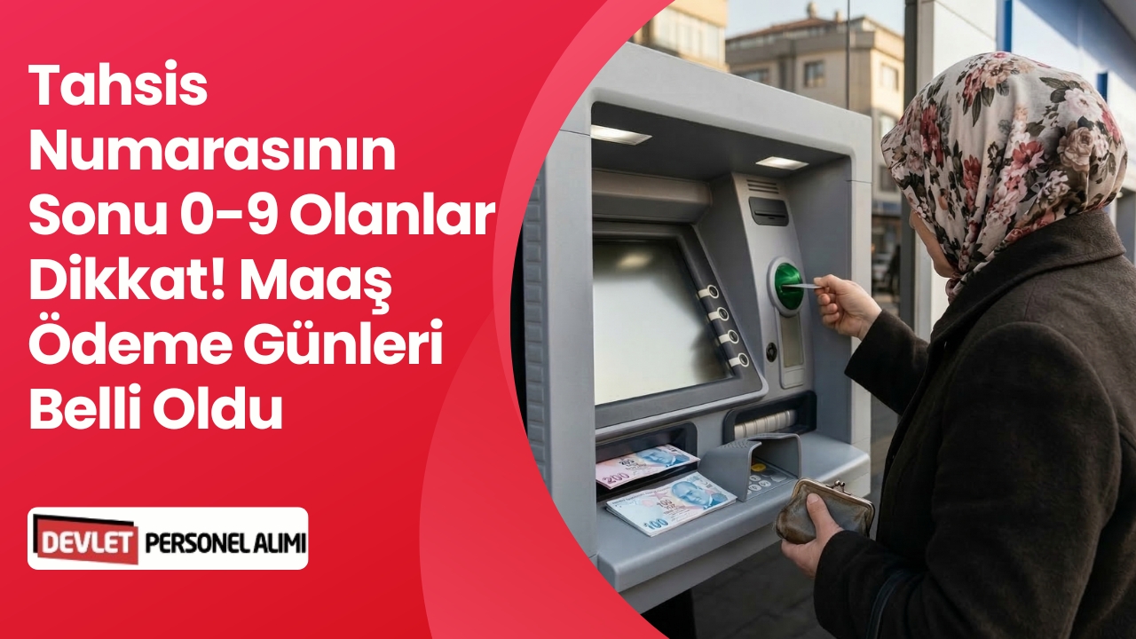 Tahsis Numarasına Göre Emekli Maaşı Yatırma Günleri