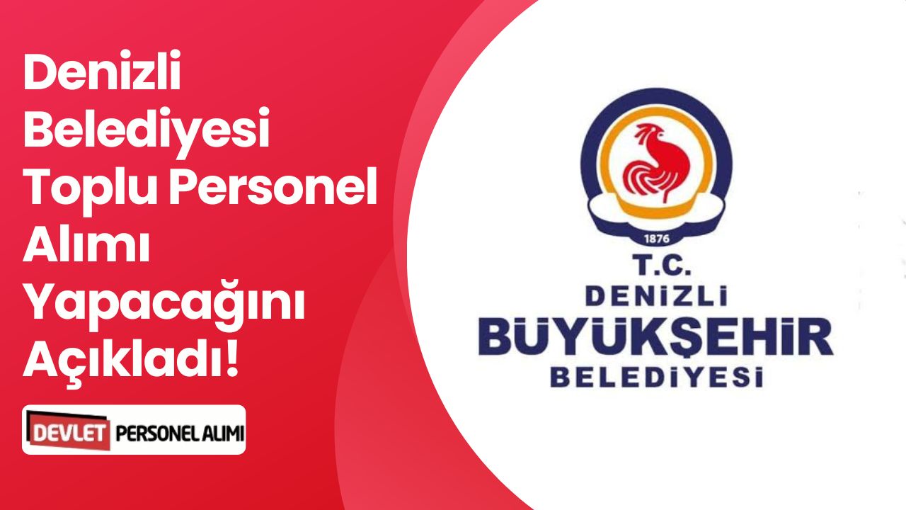 Denizli Belediyesi 50 Otobüs Şoförü Alımı Yapıyor!