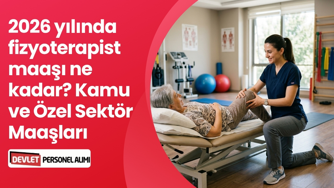 Fizyoterapist Maaşı Ne Kadar? Güncel Fizyoterapist Maaşları Devlet 2026