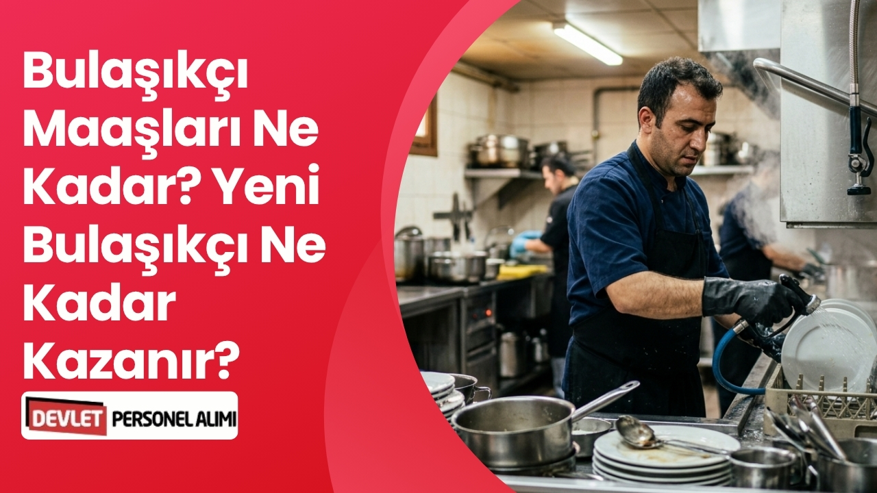 Bulaşıkçı Maaşları Ne Kadar? Yeni Bulaşıkçı Ne Kadar Kazanır?