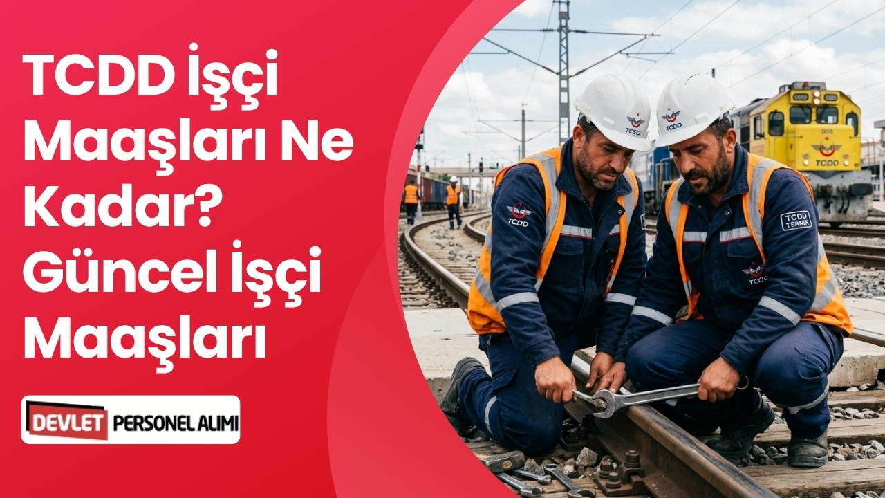 TCDD İşçi Maaşları Ne Kadar? Güncel İşçi Maaşları
