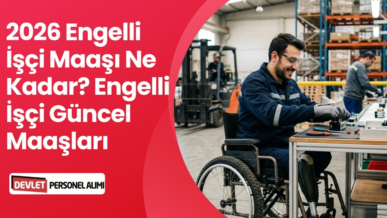 2026 Engelli İşçi Maaşı Ne Kadar? Engelli İşçi Güncel Maaşları