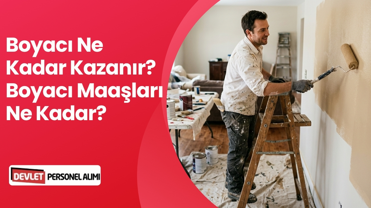 Boyacı Ne Kadar Kazanır? Boyacı Maaşları Ne Kadar?