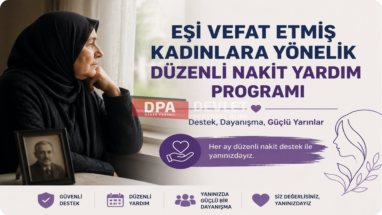Eşi Vefat Etmiş Kadınlara Yönelik Düzenli Nakit Yardım Programı