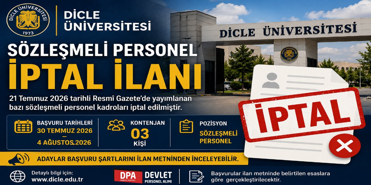Dicle Üniversitesi 03 Personel Alımı 2026 | Başvuru Rehberi