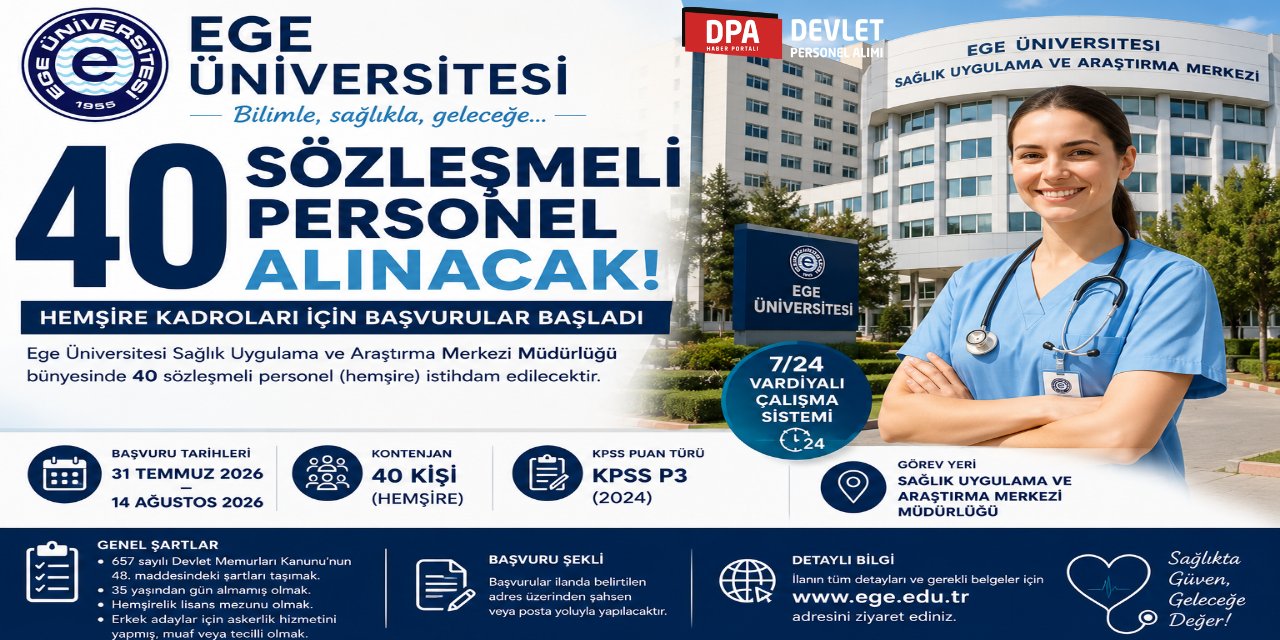 Ege Üniversitesi 40 Personel Alımı 2026 | Başvuru Rehberi
