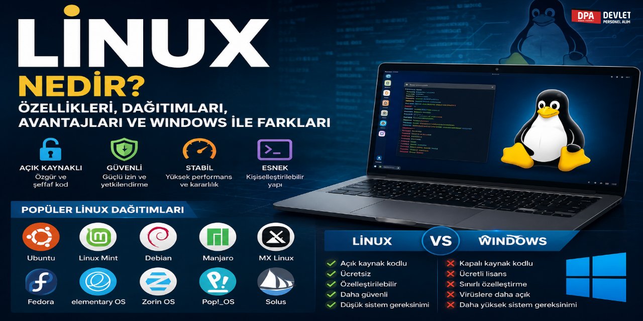 Linux İşletim Sistemi Nedir?