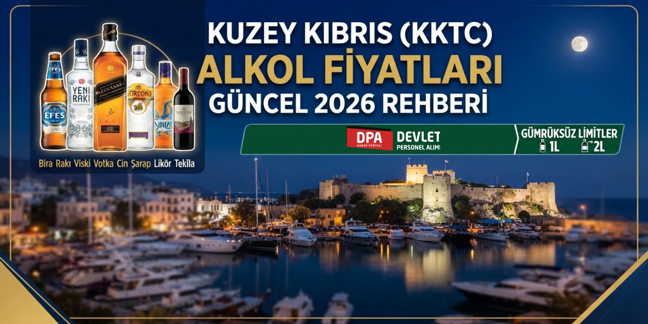 Güncel Kıbrıs Alkol Fiyatları 2026