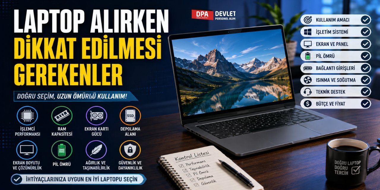 Laptop Alınırken Nelere Dikkat Edilmeli
