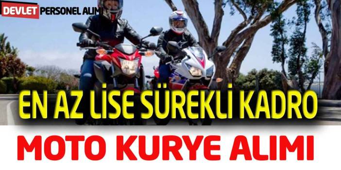 Ayvacık Belediyesi Sürekli Kadro En Az Lise Motosikletli Kurye Alımı