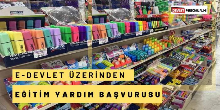 Öğrencisi Olan Dar Gelirli Ailelere Eğitim Yardımı Başladı! |e-Devlet Eğitim Yardımı Başvurusu 2025