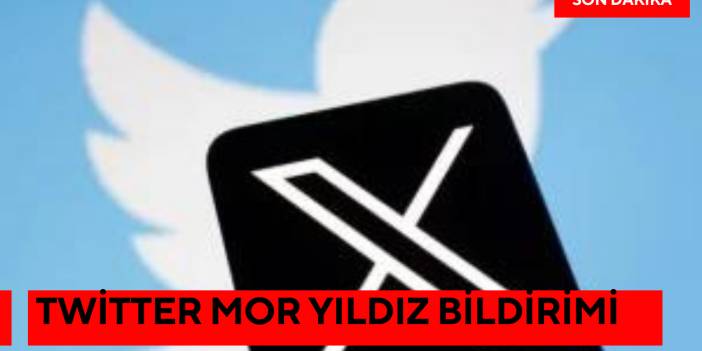 Twitter Mor Yıldız Bildirimi
