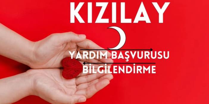 e-Devlet Kızılay Yardım Başvurusu