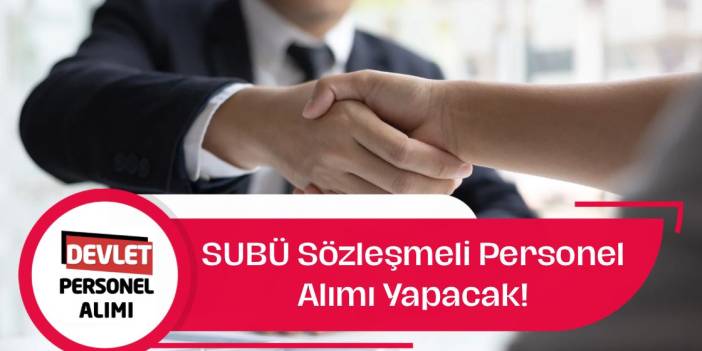Sakarya Uygulamalı Bilimler Üniversitesi Sözleşmeli Personel Alımı Yapacak!
