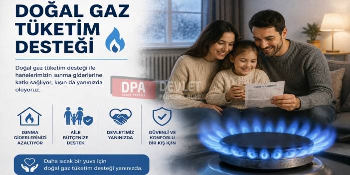 2026 Doğal Gaz Tüketim Desteği