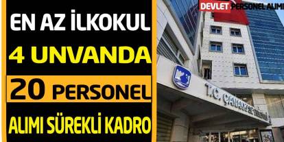 Çanakkale Belediyesi 20 Çocuk Gelişimci Personel Alımı İŞKUR’da